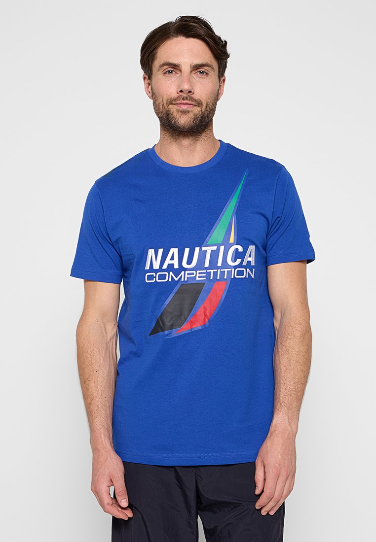 NAUTICA COMPETITION T-shirt print blauw NAUTICA COMPETITION T-shirt print blauw