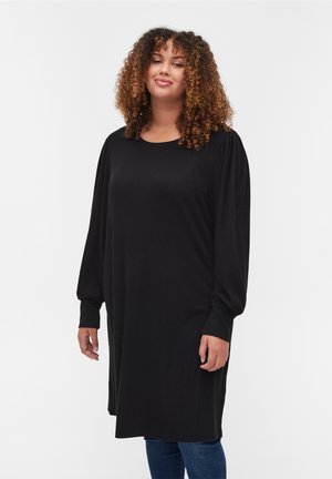 Abito in maglia - black