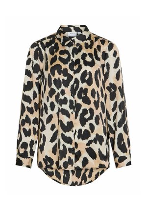 VILA, SHIRT VISOFIE LONG SLEEVED - Chemisier - black