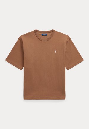 Polo Ralph Lauren, RELAXED FIT JERSEY CREWNECK T-SHIRT - Βασικό μπλουζάκι - brown