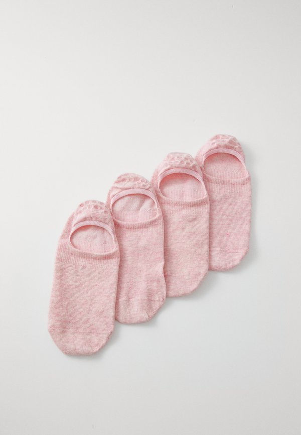 INVISIBLE LOW FOOTIES UNISEX 4 PACK - Socks - rosé melange 1