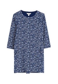 Ej vald, navy  ecru twill slub