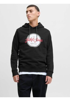 LOGO  - Jersey con capucha - black