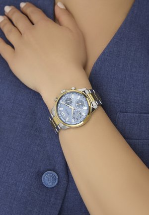 Guess BAILEY - Chronograph - silver and blue