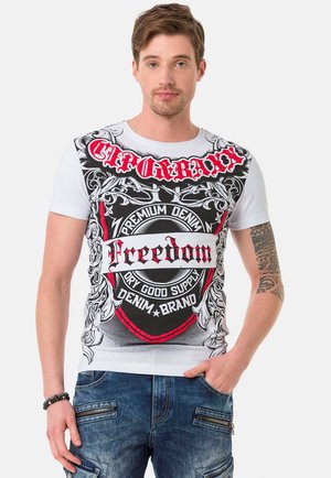 T-Shirt print - white
