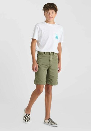 Le Temps Des Cerises BERMUDA JOGG - Jeansshort - pesto