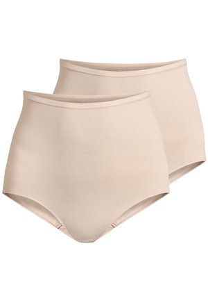 HIGH WAIST  2ER PACK INSHAPE - Panties - skin