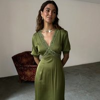 Never Fully Dressed MAY DRESS - Koktailové šaty/večierkové šaty - green