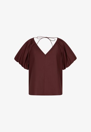 Dante6, DANTE6-ROSALIE BALLOONY TOP - Bluse - red