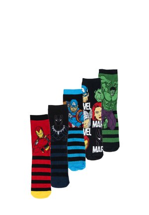 5ER PACK MARVEL - Calze - mehrfarbig