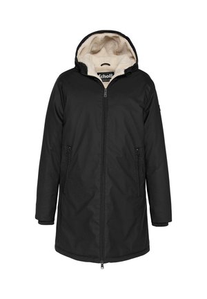 WITH HOOD - Abrigo clásico - noir