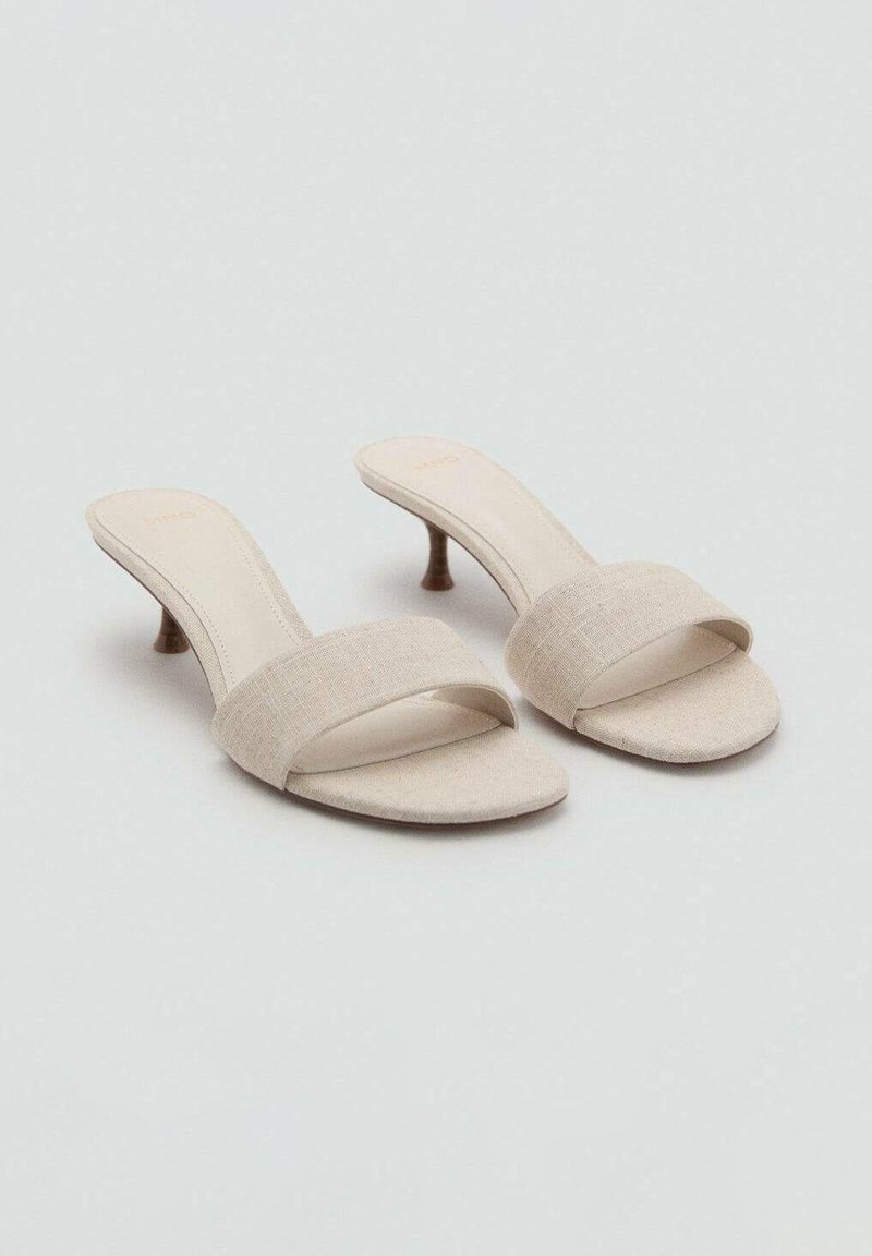 Mango KITTEN Sandalias planas beige