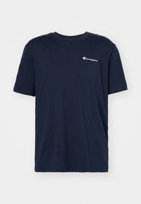 ICONS CREWNECK WITH SMALL LOGO - T-shirt print - navy
