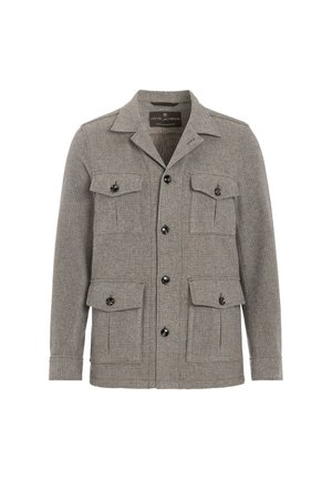 Oscar Jacobson, SAFARI SHIRT JACKET - Let jakke / Sommerjakker - hazelnut brown