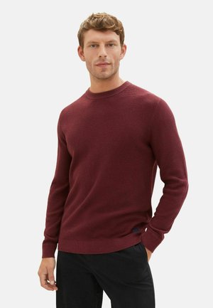 TOM TAILOR Strickpullover - rot