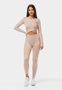 Carpatree CROSSOVER HIGHWAIST  - Punčochy - beige