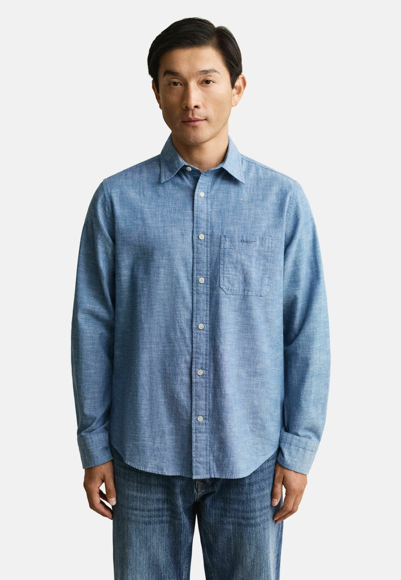 GANT CHAMBRAY - Košile - vintage blue