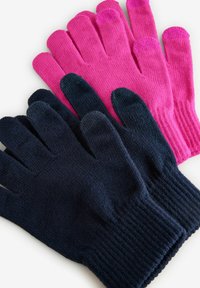 Next TOUCHSCREEN TWO PACK - Kesztyűk - pink navy blue