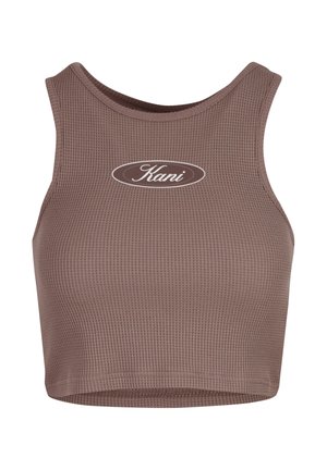 Karl Kani, KANI WAFFLE RACER TOP - Top - brown