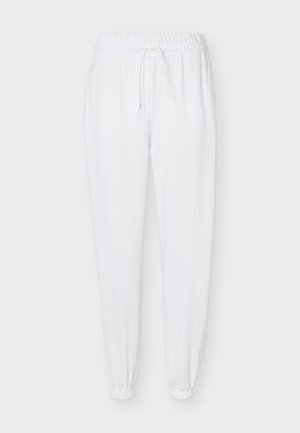 adidas Sportswear, ESSENTIALS SMALL LOGO CUFFED PANTS - Παντελόνι φόρμας - white/black