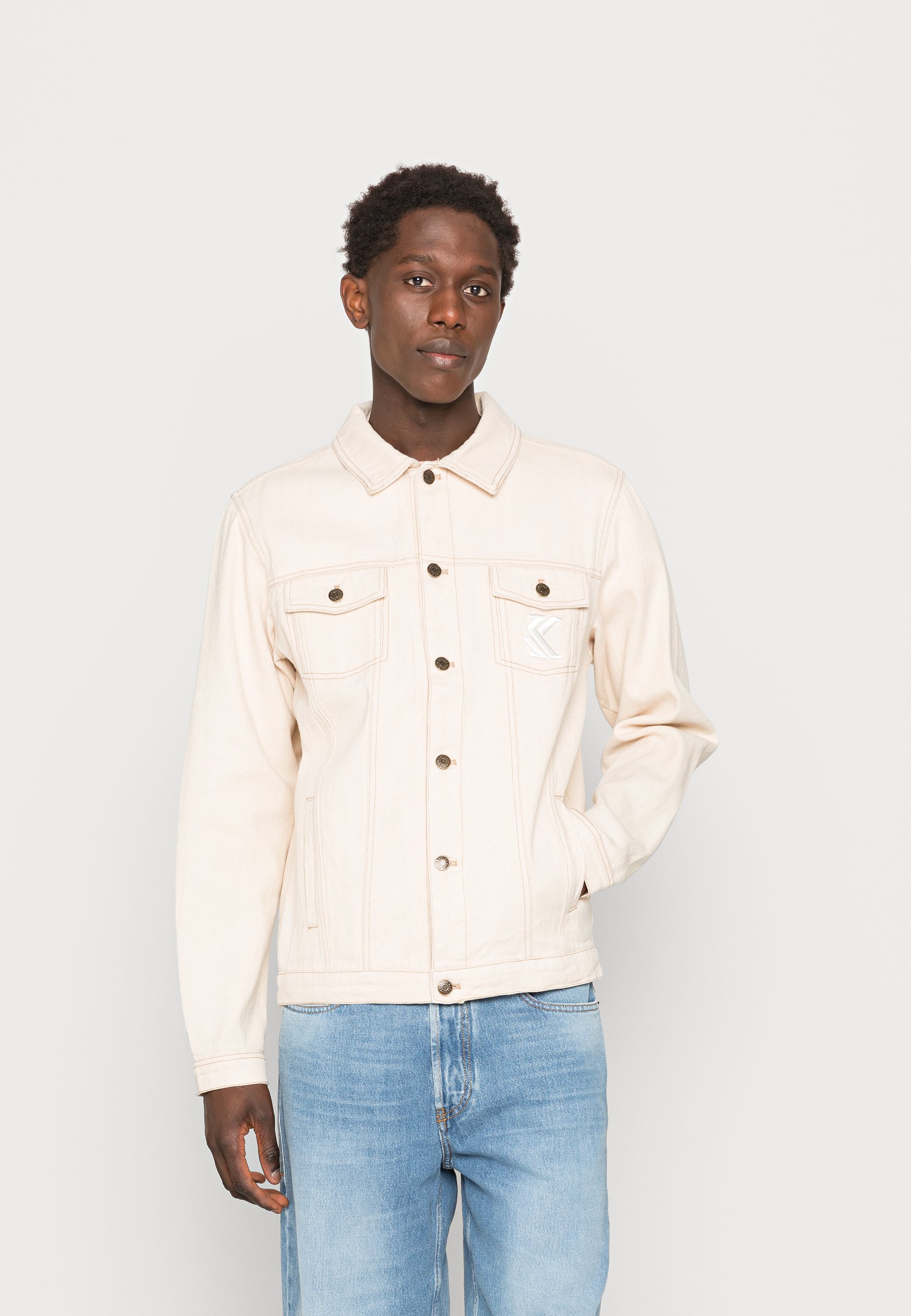 Karl Kani ECRU JACKET UNISEX - Denim 