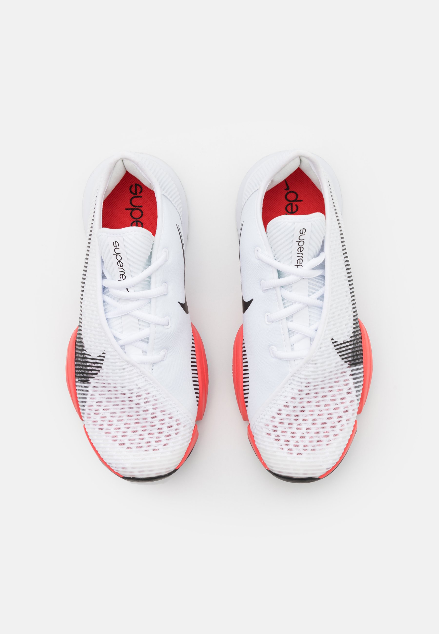 Nike Performance AIR ZOOM SUPERREP 2 UNISEX - Trainingsschuh -  white/black/magic ember/chile red/weiß - Zalando.de