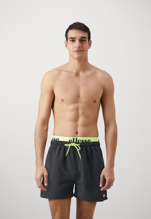 TEYNOR - Μαγιό σορτς - black/neon yellow