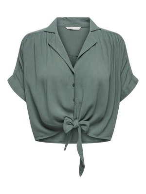 ONLY ONLPAULA LIFE TIE SHIRT - Chemisier - balsam green