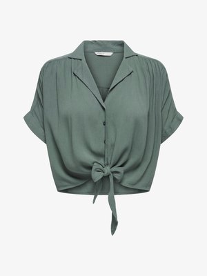 ONLY ONLPAULA LIFE TIE SHIRT - Chemisier - balsam green