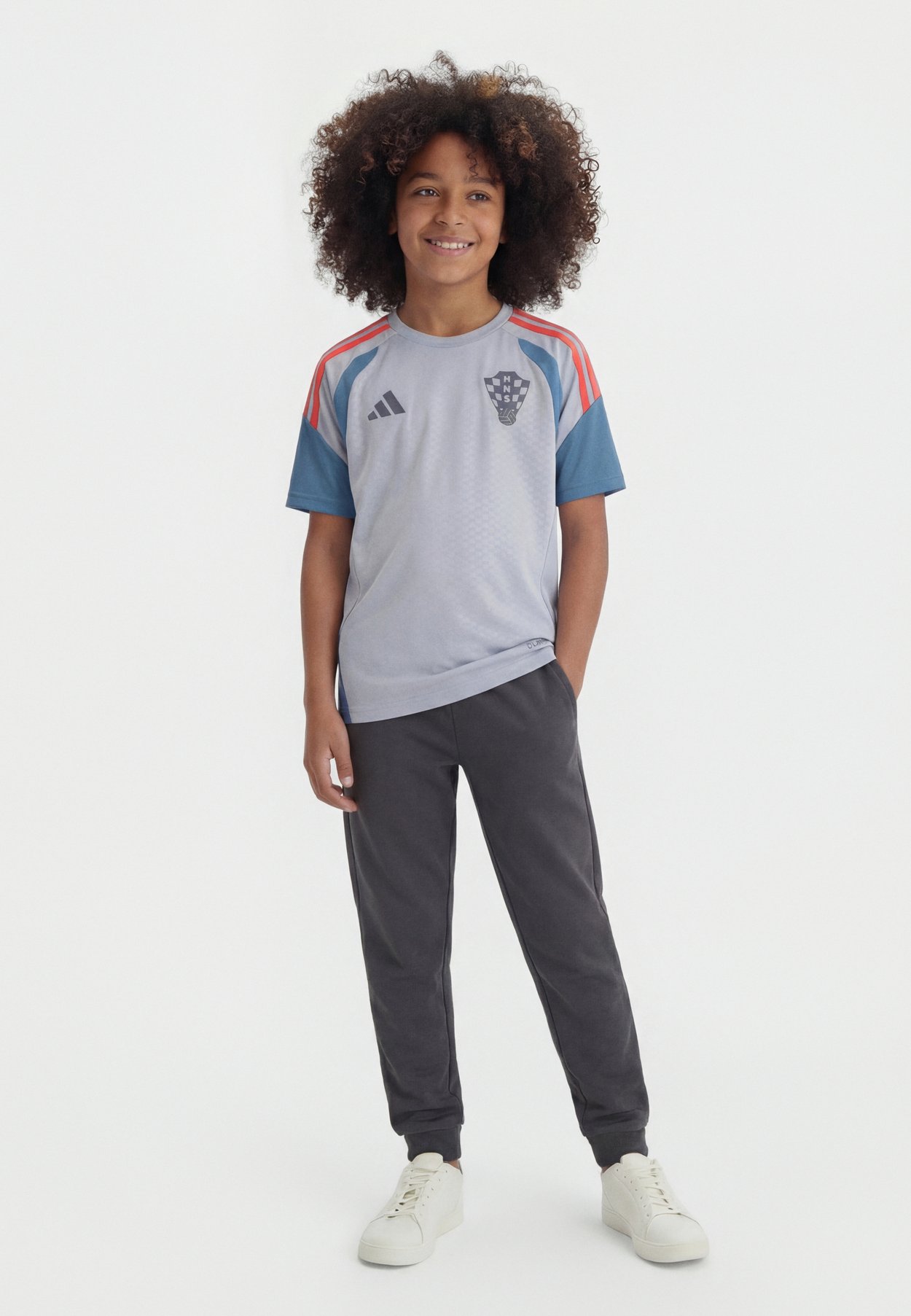 adidas CROATIA 26 TIRO TRAINING KIDS UNISEX - Football jersey - aurora onix/altered blue