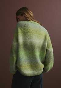 Next BOUCLE CREW NECK - Džemperis - green