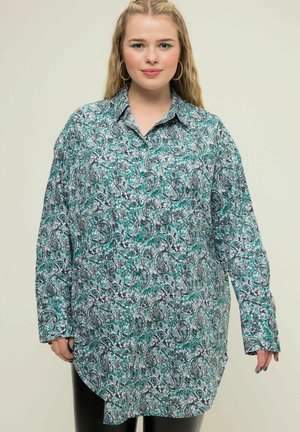 Button-down blouse - light blue