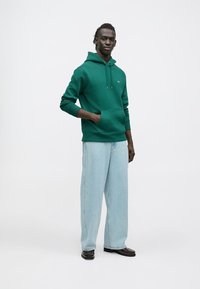 GANT SHIELD HOODIE - Sweatshirt - deep forest green