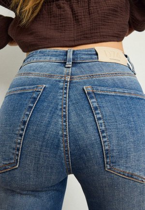 Stradivarius, STRETCH SLIT - Jean bootcut - dirty denim