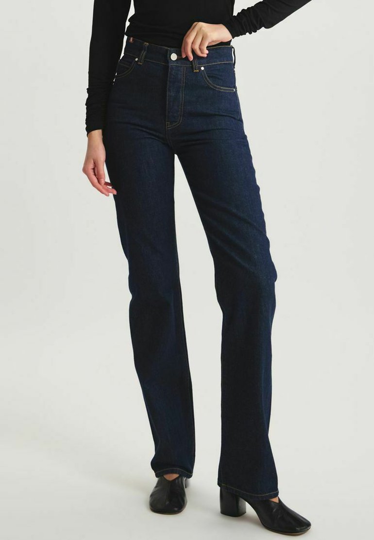 INES DE LA FRESSANGE NEIL EN - Jean droit - blue navy