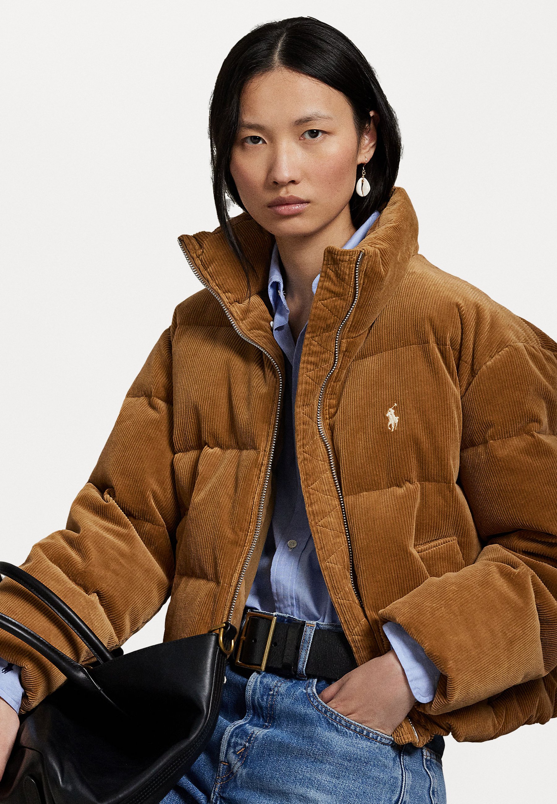 Polo Ralph Lauren QUILTED CORDUROY DOWN JACKET - Down jacket