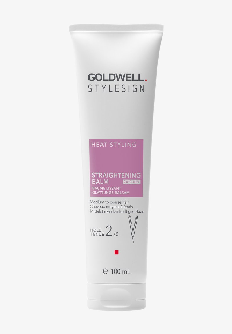 Goldwell Stylesign Baume lissant coiffant thermique pour cheveux mi-épais à épais, tube de 100 ml, protection thermique jusqu’à 230°C, niveau de fixation 2/5.