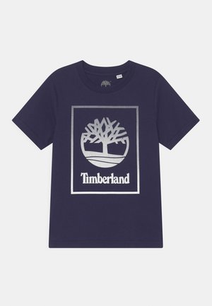 SHORT SLEEVES - T-shirt print - navy