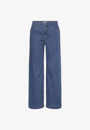 Fransa, FRCHICAGO HANNA JE - Jean flare - mid blue denim