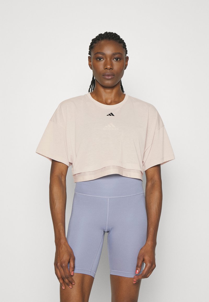 adidas Performance DANCE Tshirt till träning taupe/beige Zalando.se