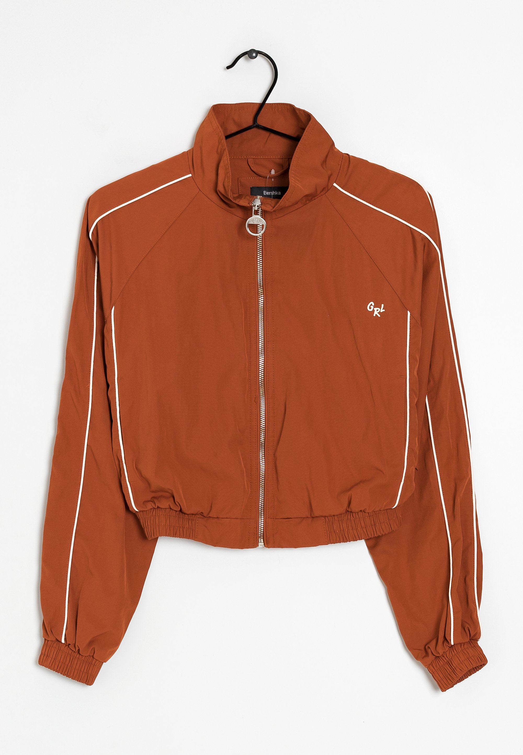 Bershka Chaquetas bomber brown/multicolor (Segunda mano