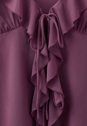 Stradivarius, RUFFLED STRAPPY TOP - Débardeur - purple