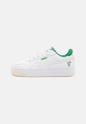 CARINA STREET BLOSSOM - Sneakers basse - white/sugared almond/archive green