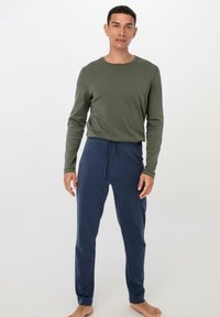 hessnatur SCHLAF AUS REINER - Nachtwäsche Hose - dunkelblau