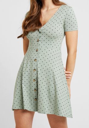 Žerzejové šaty - light green