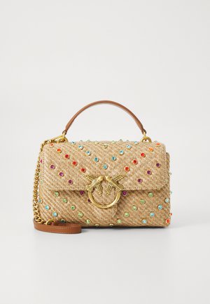 LOVE LADY PUFF MINI  - Handtasche - beige/grigio fumo/antique gold-coloured