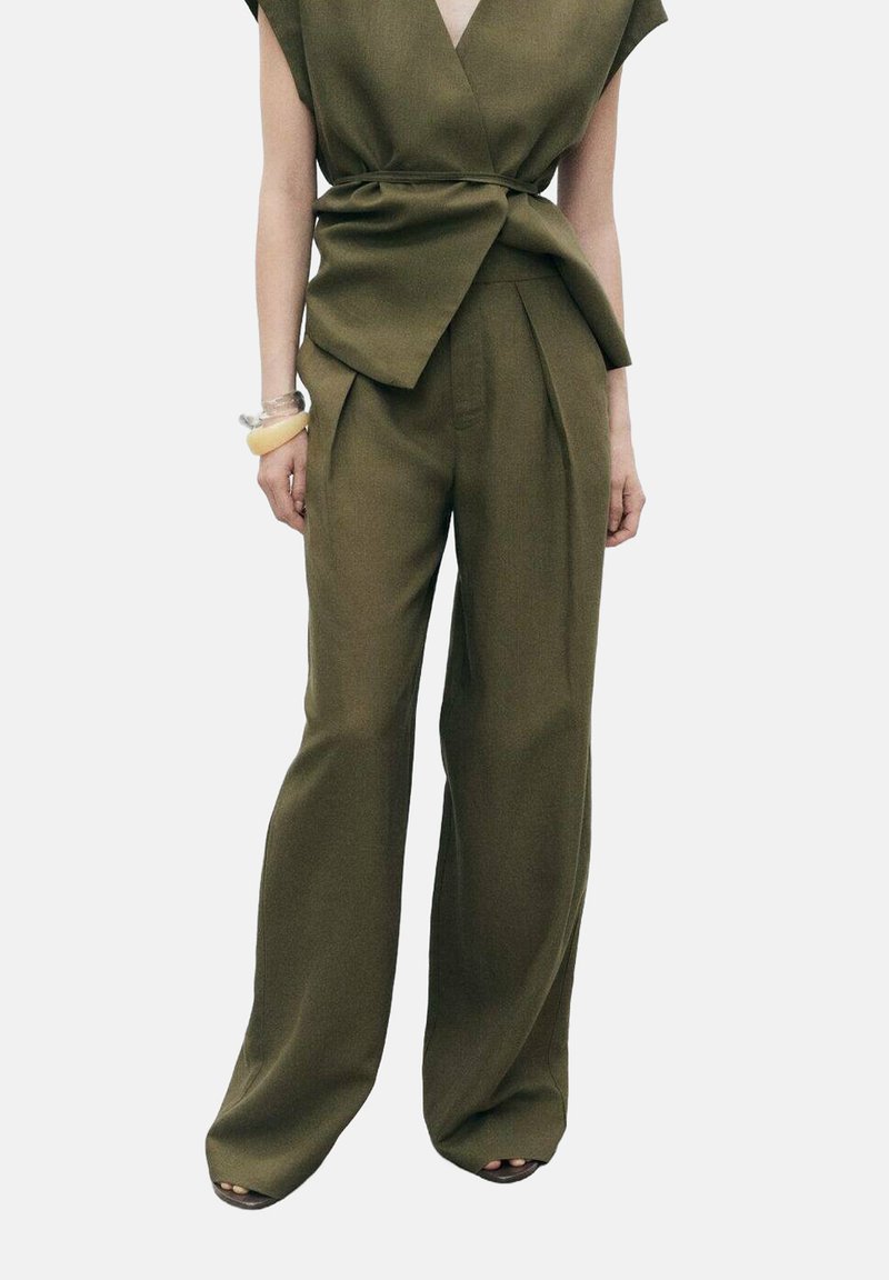 Mango - Pantalones - kaki, Ampliar