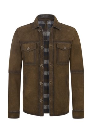 Milestone MSTORRES - Lederjacke - cognac