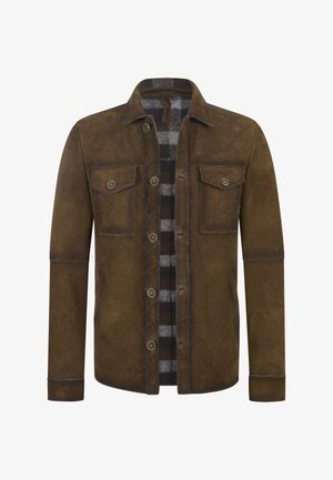 Milestone MSTORRES - Lederjacke - cognac