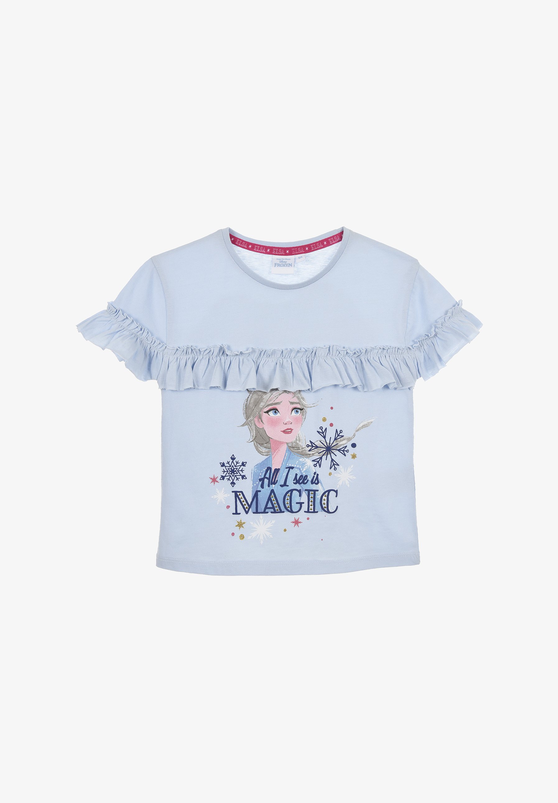 Disney FROZEN DISNEY FROZEN T-shirt con stampa hell blau